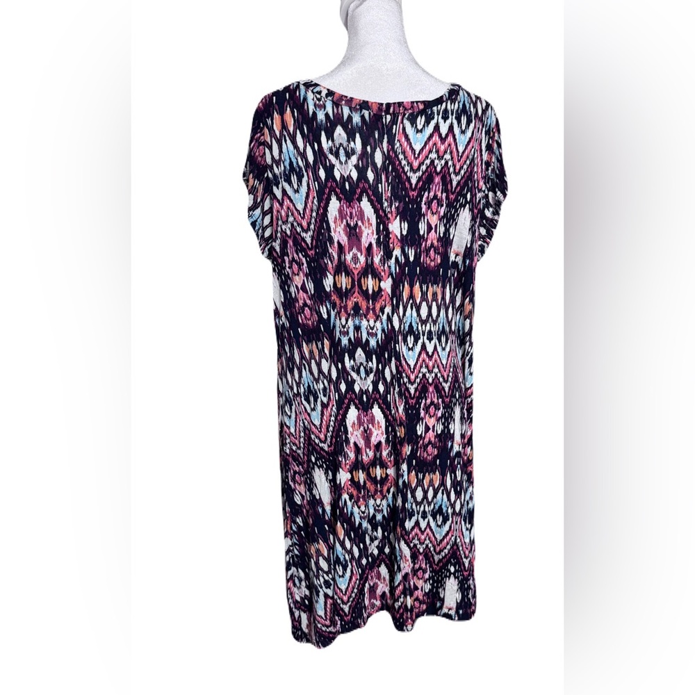 Living Doll Tunic Dress Rayon Spandex Plus Women Size 0X - Picture 5 of 13